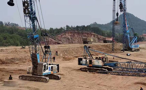 张家界强夯处理变电站地基中的施工流程